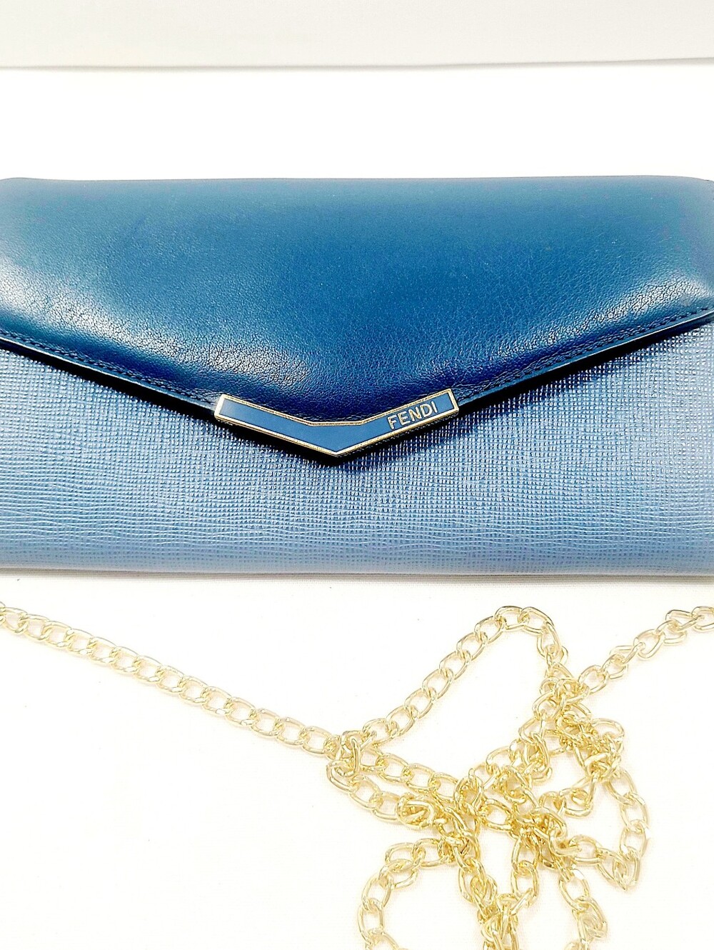 Fendi Leather Wallet On Chain